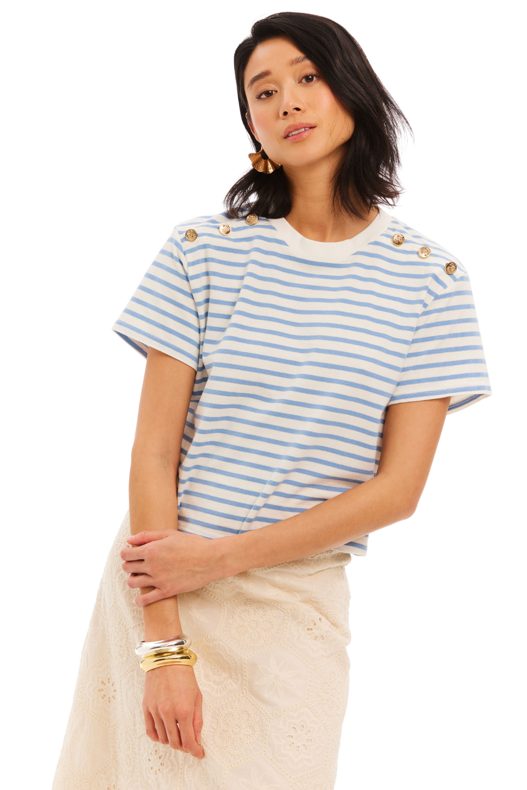 STRIPE BROOKLYN TEE