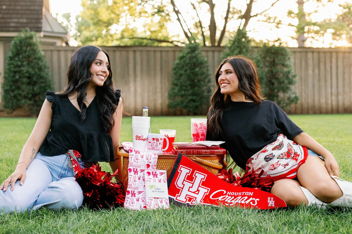 The University of Houston - Butterfly Square Silk Scarf