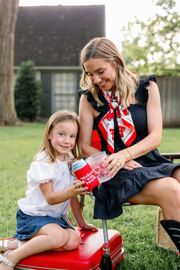 Texas Tech University - Butterfly Square Silk Scarf