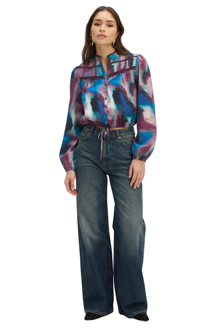 NAVY BLOUSE