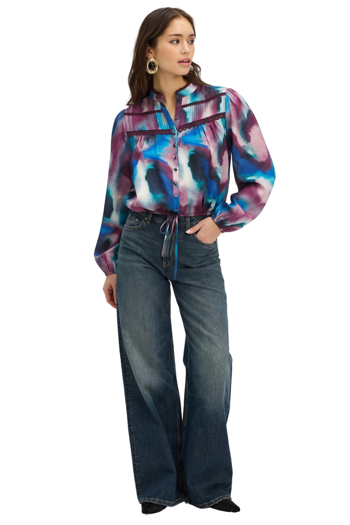 NAVY BLOUSE