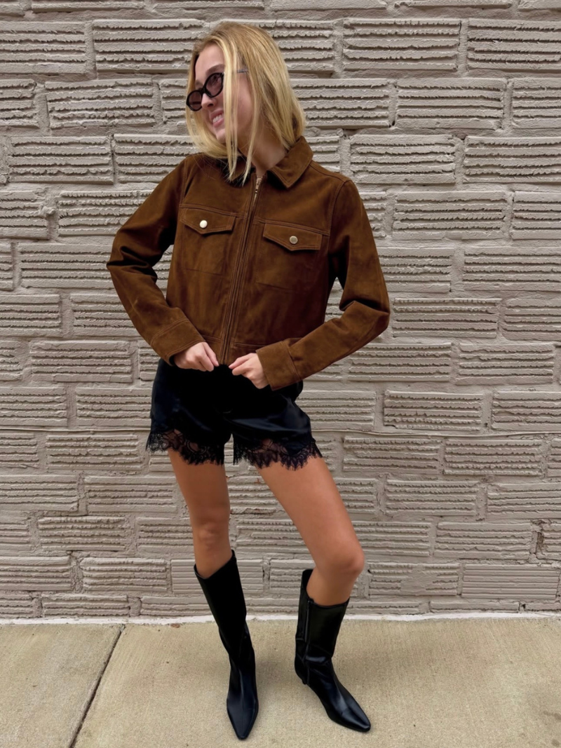 ALLY SUEDE JACKET