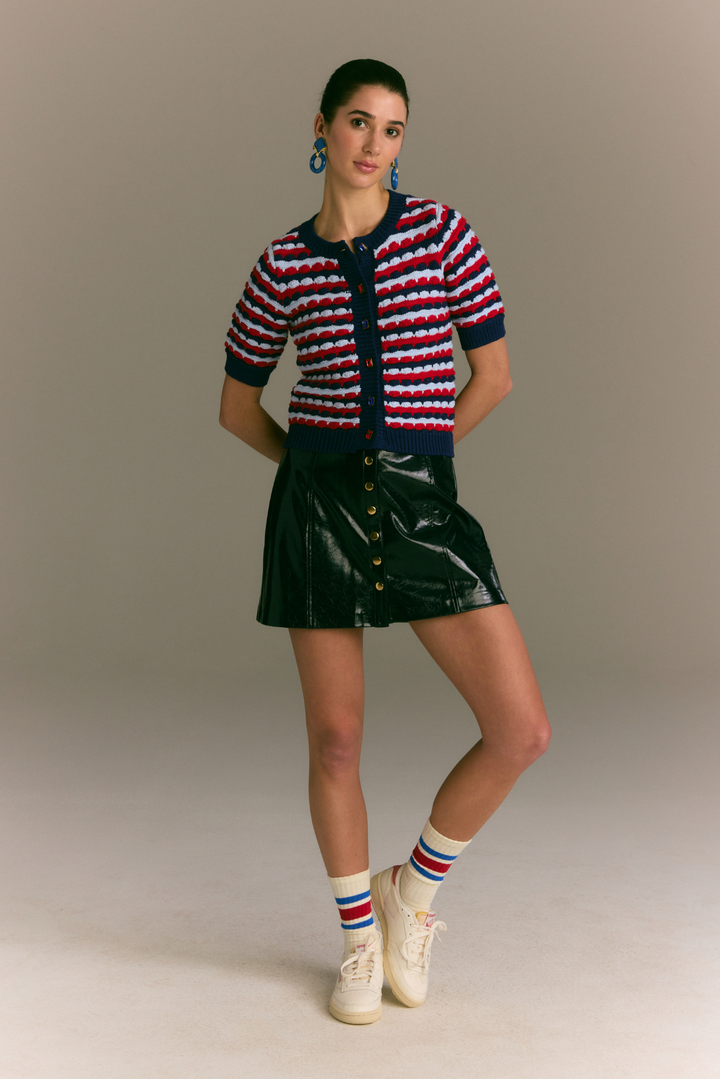 SHORT SLV ADELLE CARDIGAN