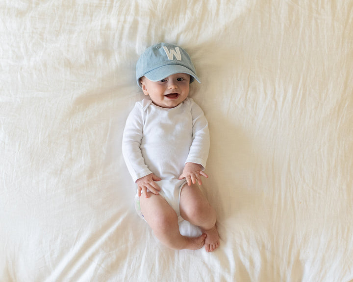 Denim Letter Baseball Hat