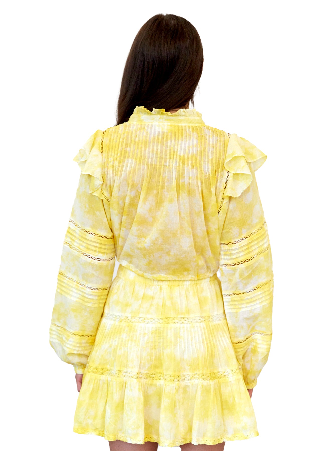 ANDREA TOP - YELLOW GARMENT DYE – ALLISON New York