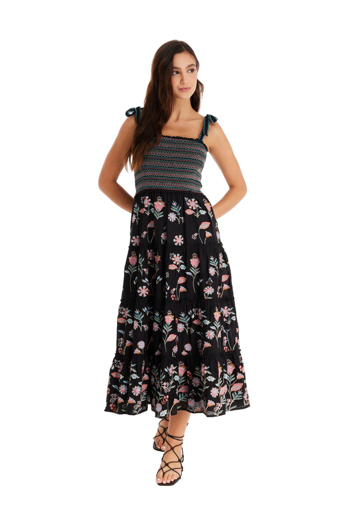 harlow midi dress A.L.C. Harlow Linen Midi Dress in Navy, Size 10